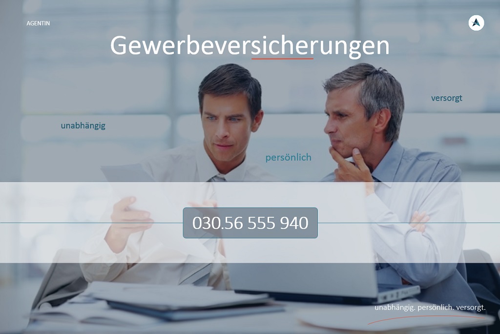 Gewerbeversicherung Berlin » 030.56 555 940